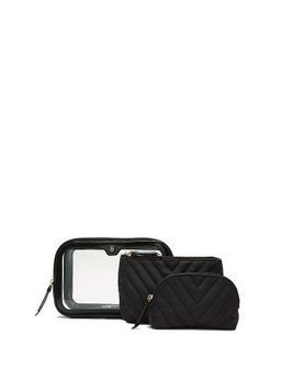 Косметичка 3-Piece Makeup Bag Black Victoria's Secret 27003006/1 фото