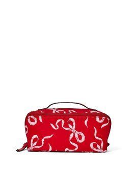 Косметичка 3-Piece Expandable Travel Makeup Bag Lipstick Red Bows Victoria's Secret 27257345/1 фото