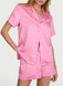 Піжама Signature Satin Short Pajama Set Pink Sugar Victoria's Secret 8882523 фото 1