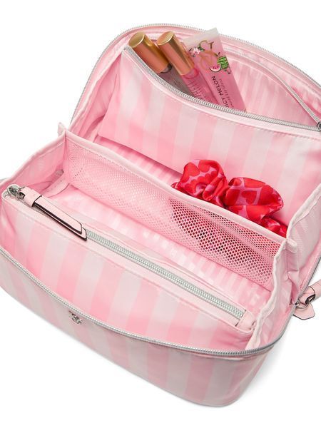 Косметичка 3-Piece Makeup Bag Heritage Stripe Victoria's Secret 27003006 фото