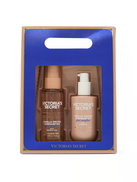 Подарунковий набір Vanilla Orchid Sandalwood 2-Piece Full-Sized Body Mist & Lotion Gift Set Victoria's Secret 765468380824 фото