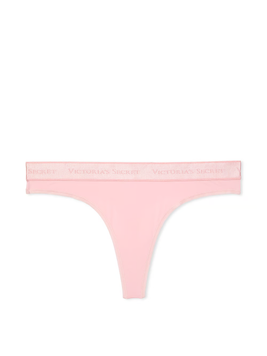 Трусики Logo Cotton Thong Panty (CC 3MQ4) Victoria's Secret 0667559914327 фото
