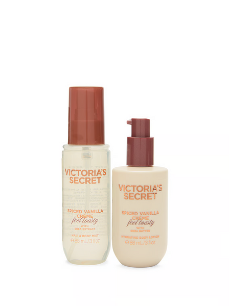 Подарунковий набір Spiced Vanilla Cr&egrave;me 2-Piece Full-Sized Body Mist & Lotion Gift Set Victoria's Secret 765468788658 фото