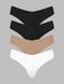 Набір трусиків 4-Pack No-Show Thong Panties Victoria's Secret 27079977 фото 1