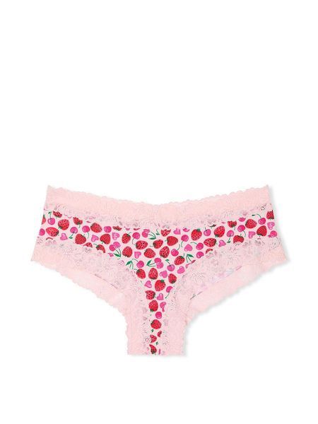 Трусики Wink Lace-Trim Cheeky Panty (72DT) Pink Victoria's Secret 26978745 фото