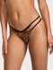 Трусики Rose Lace-Trim Strappy Cut-Out V-String Panty Victoria's Secret 8899595 фото 1