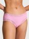 Трусики Wink Lace-Trim Cheeky Panty Pink Lollipop (75LA) Pink Victoria's Secret 27147369 фото 1