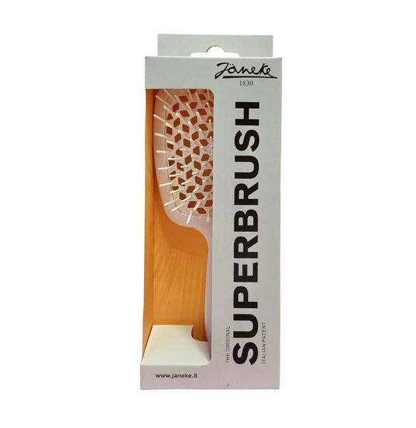 Гребінець для волосся Superbrush Janeke standart біла 8 006060 589952 фото