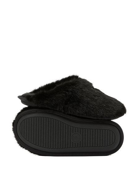 Домашні капці Luxe Plush Closed-Toe Slippers Black Victoria's Secret 27160175 фото