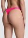 Трусики Logo Cotton Shine High-Leg Thong Panty Pink (0UND) Victoria's Secret 0667559655657 фото 3