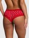 Трусики Wink Lace-Trim Cheeky Panty Bright Vermillion Hearts (7HX2) Pink Victoria's Secret 27175365 фото 2
