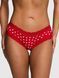 Трусики Wink Lace-Trim Cheeky Panty Bright Vermillion Hearts (7HX2) Pink Victoria's Secret 27175365 фото 1