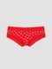 Трусики Wink Lace-Trim Cheeky Panty Bright Vermillion Hearts (7HX2) Pink Victoria's Secret 27175365 фото 3