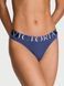 Трусики Exploded Logo Cotton Thong Panty Ink Blue (02M3) Victoria's Secret 27245850 фото 1