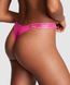 Трусики Logo Cotton Shine High-Leg Thong Panty Pink (5YZ8) Victoria's Secret 0667559662693 фото 3