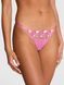Трусики Wink Micro Thong Panty Pink Tulip (11T0) Pink Victoria's Secret 27175496 фото 1