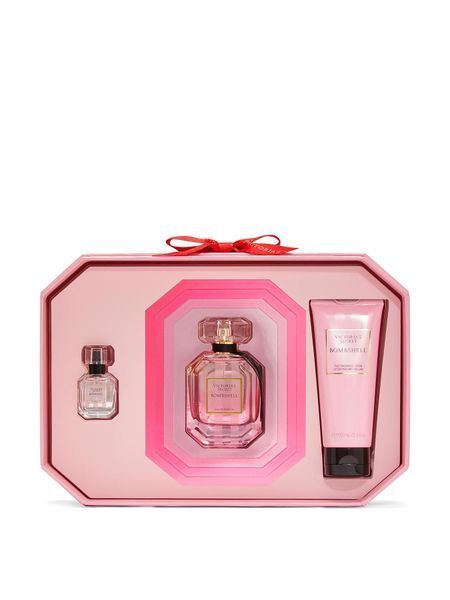 Подарунковий парфумований набір Bombshell 3 Piece Luxe Fragrance Gift Set Victoria's Secret 0667557971384 фото