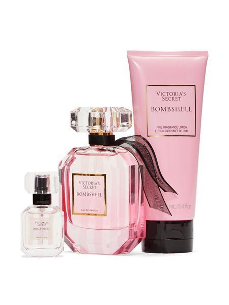 Подарунковий парфумований набір Bombshell 3 Piece Luxe Fragrance Gift Set Victoria's Secret 0667557971384 фото