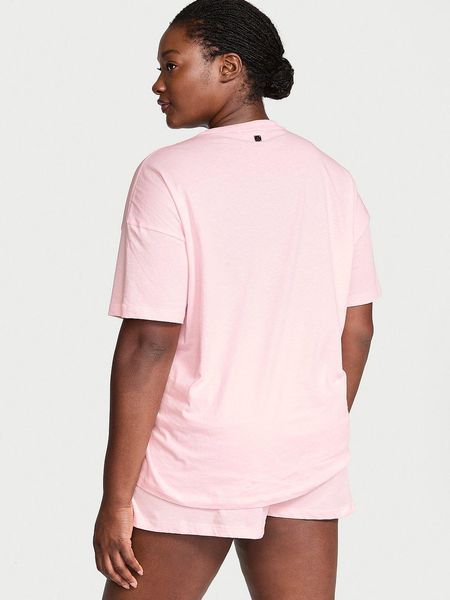 Піжама 100% Cotton Short Pajama Set Angel Pink Victoria's Secret 27013549 фото
