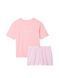 Піжама Cotton Short Tee-jama Set Pink Logo Victoria's Secret 0667557735861 фото 1