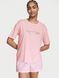 Піжама Cotton Short Tee-jama Set Pink Logo Victoria's Secret 0667557735861 фото 3