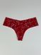 Безшовні трусики No-Show Thong Panty Red Victoria's Secret SX27185533 фото 1