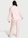 Піжама фланель Flannel Long Pajama Set Pink Stripe Victoria's Secret 8738717 фото 2