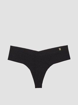 Безшовні трусики No-Show Thong Panty Black Victoria's Secret  177704-QB4 фото