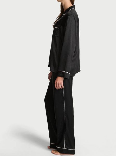 Піжама Signature Satin Long Pajama Set Victoria's Secret 27111646 фото