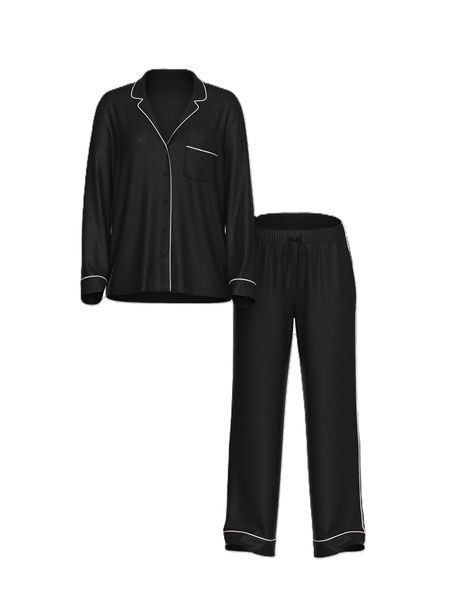 Піжама Signature Satin Long Pajama Set Victoria's Secret 27111646 фото