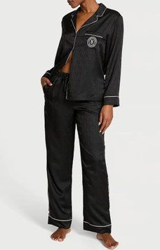 Піжама Signature Satin Long Pajama Set Victoria's Secret 27111644S фото
