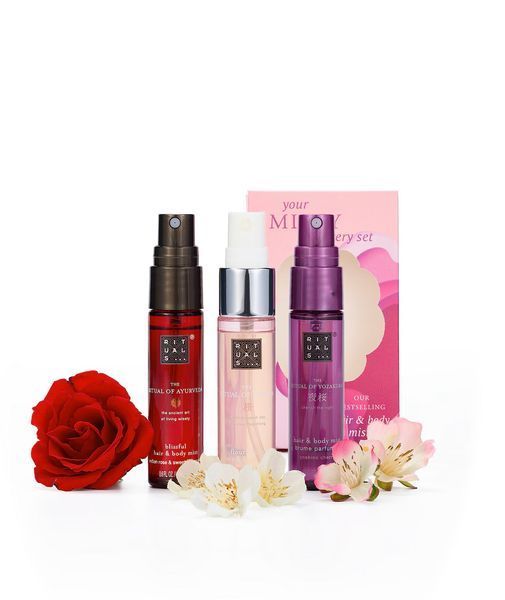 Спрей для волосся та тіла Beauty to Go Discovery Trio - Міні-набір для тіла RITUALS TR3SM фото