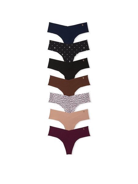 Безшовні трусики No-Show Thong Panty Leopard Victoria's Secret 177704-QHS фото
