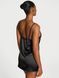 Пеньюар Satin Rose Lace-Trim Mini Slip Dress Black Victoria's Secret 7834349 фото 2