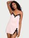 Пеньюар Satin Rose Lace-Trim Mini Slip Dress Pink Victoria's Secret 7834327 фото 1