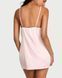 Пеньюар Satin Rose Lace-Trim Mini Slip Dress Pink Victoria's Secret 7834327 фото 2