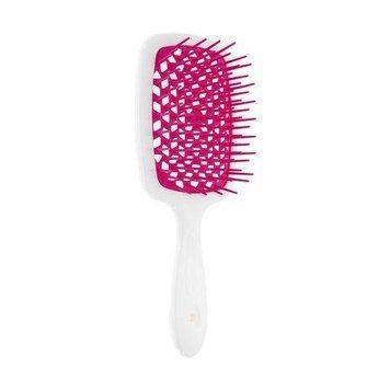 Гребінець для волосся Superbrush Janeke small біла з рожевим 8 006060 117422 фото