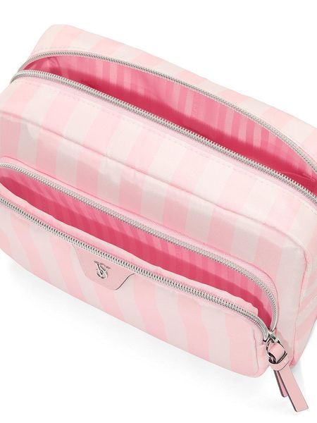 Косметичка Victoria's Secret Travel Makeup Pouch Heritage Stripe 26936242 фото