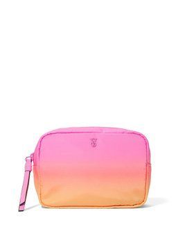 Косметичка Victoria's Secret Boxy Case Makeup Bag Pink Ombre 27314004  фото