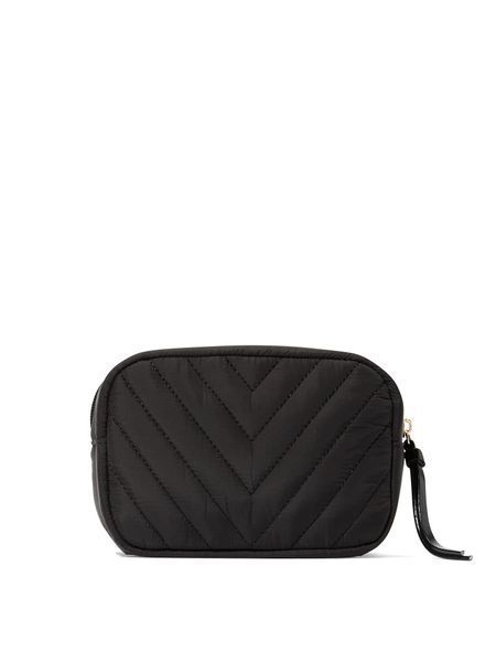 Косметичка Victoria's Secret Boxy Case Makeup Bag Black V-Quilt 27295252 фото