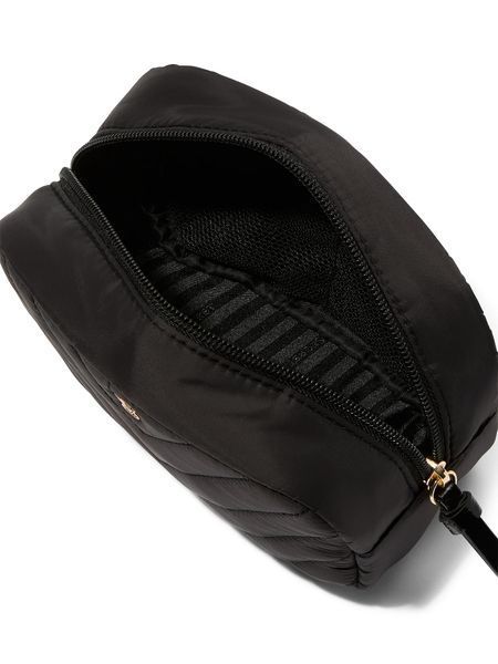 Косметичка Victoria's Secret Boxy Case Makeup Bag Black V-Quilt 27295252 фото